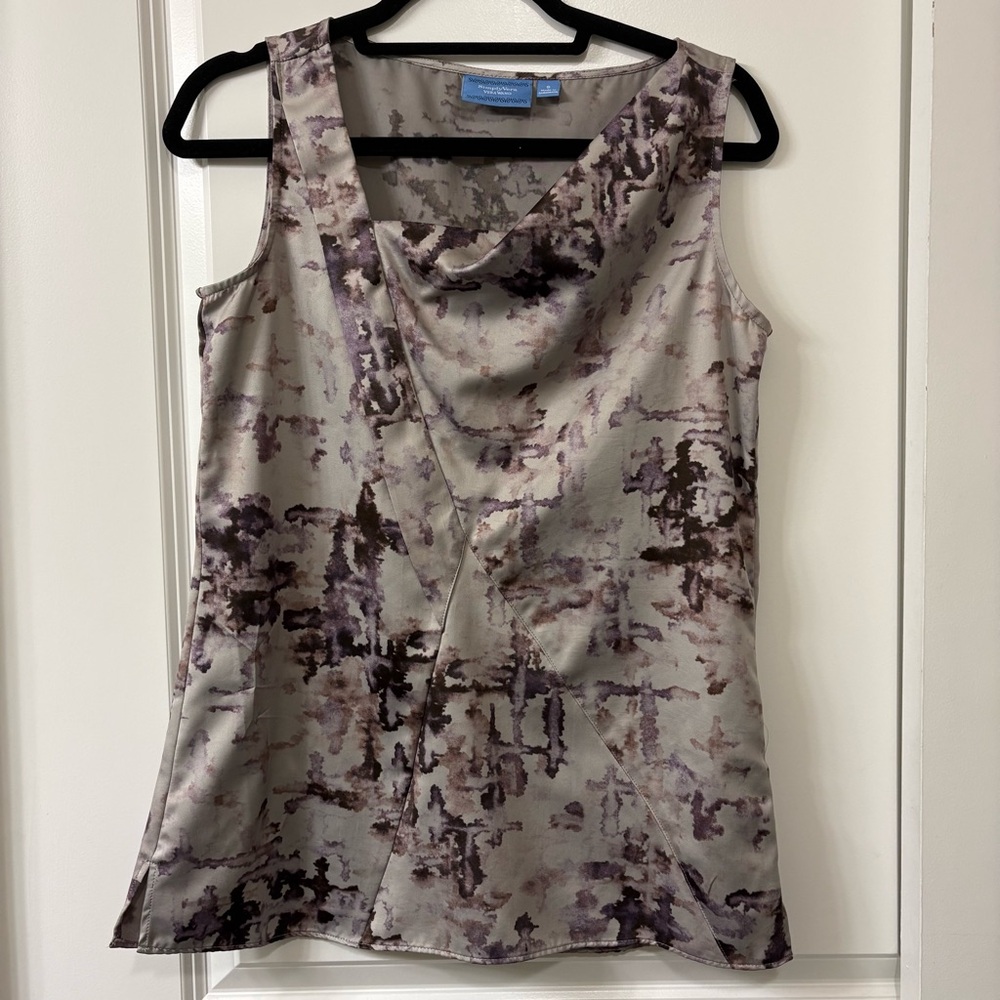 Simply Vera Wang Women’s Size S Sleeveless Top Blouse Multicolor